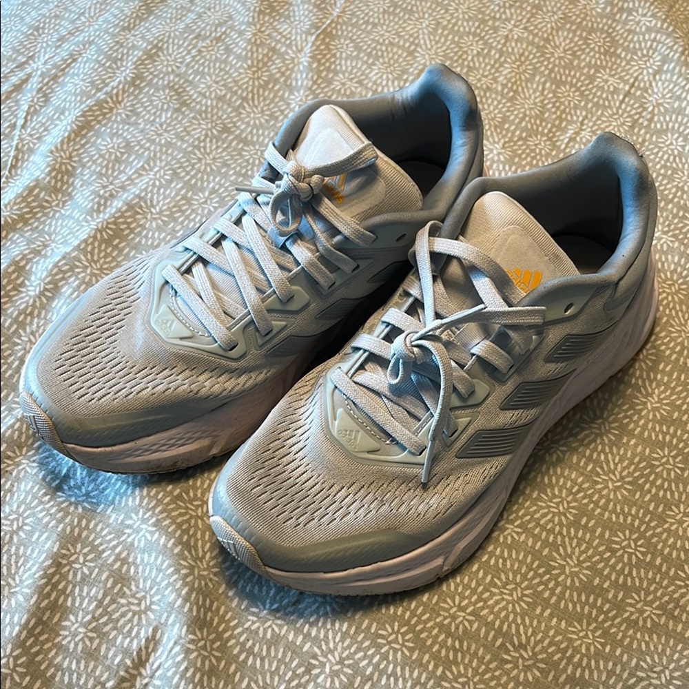 Adidas Gray Athletic Shoes with Cushioned Midsole